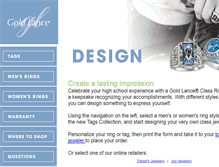 Tablet Screenshot of goldlance.com